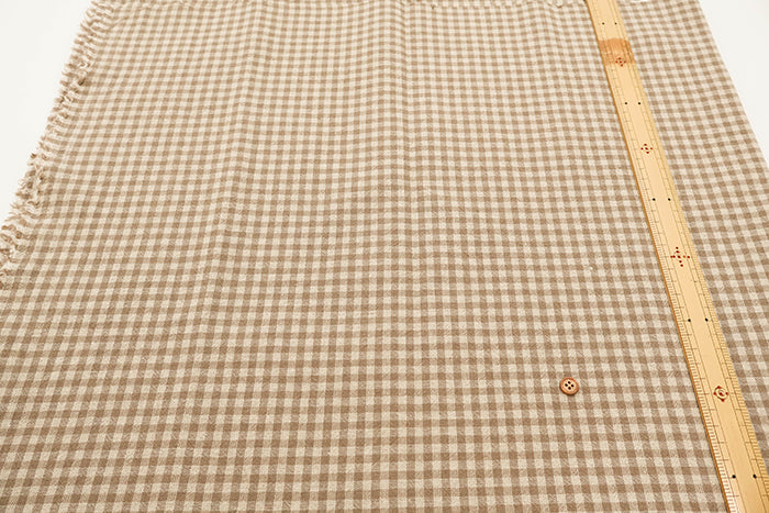 C/L Yarn-dyed Washer Fabric - Gingham Check(Small) - nomura tailor