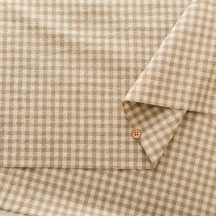 C/L Yarn-dyed Washer Fabric - Gingham Check(Small) - nomura tailor