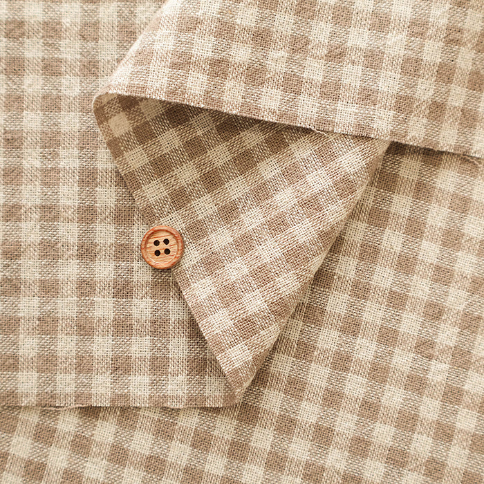 C/L Yarn-dyed Washer Fabric - Gingham Check(Small) - nomura tailor