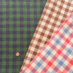 C/L Yarn-dyed Washer Fabric - Gingham Check(Medium) - nomura tailor