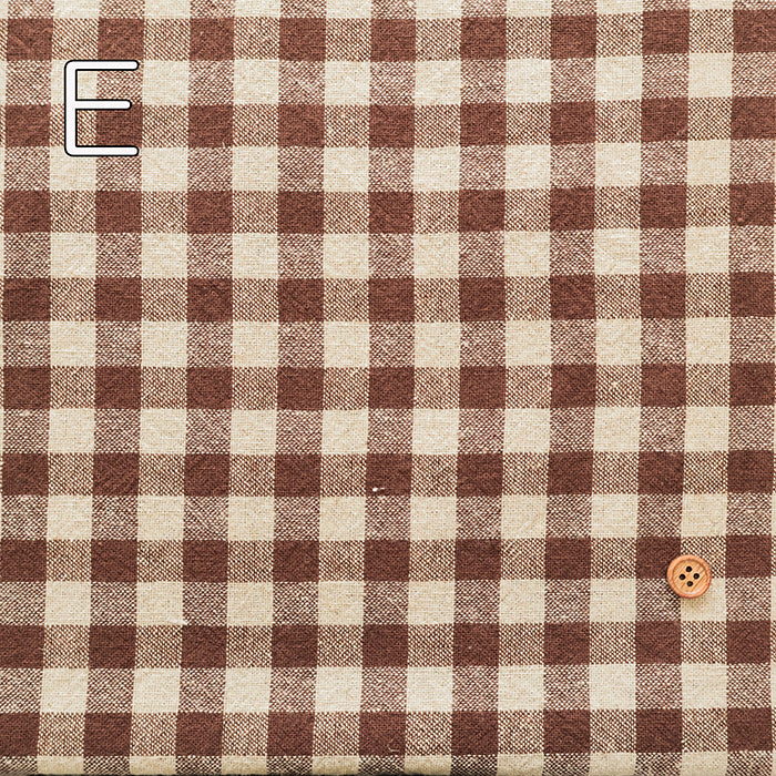 C/L Yarn-dyed Washer Fabric - Gingham Check(Medium) - nomura tailor