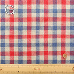 C/L Yarn-dyed Washer Fabric - Gingham Check(Medium) - nomura tailor