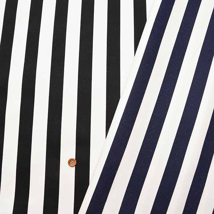 Cotton twill print fabric stripe - nomura tailor