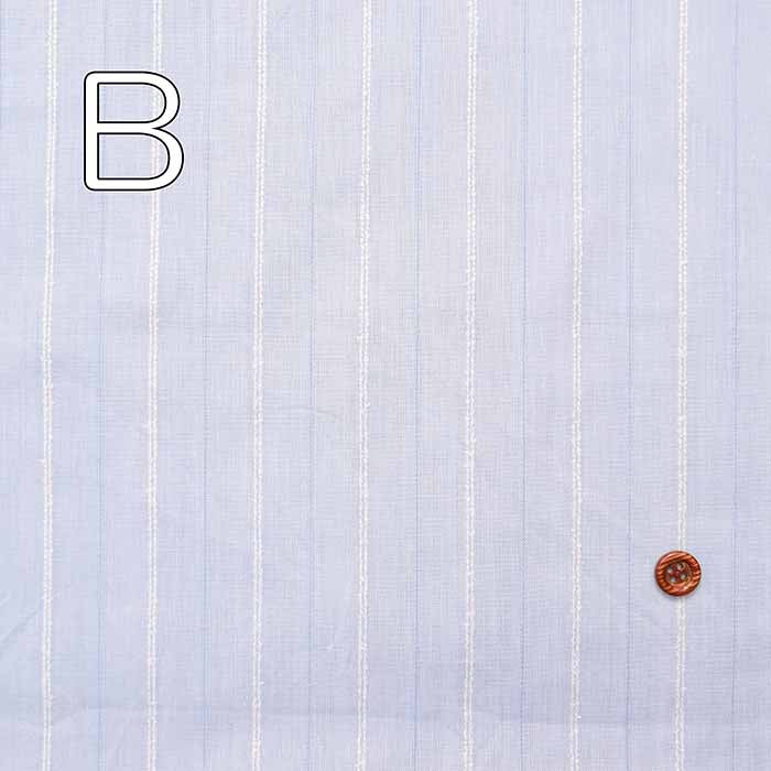 Cotton Dyeing Dobby Stripe Fabric - nomura tailor