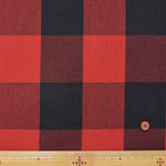 Cotton block check fabric - nomura tailor