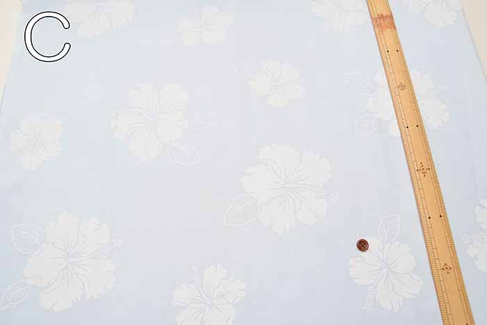 T/C printed fabric Hawaiian hibiscus - nomura tailor