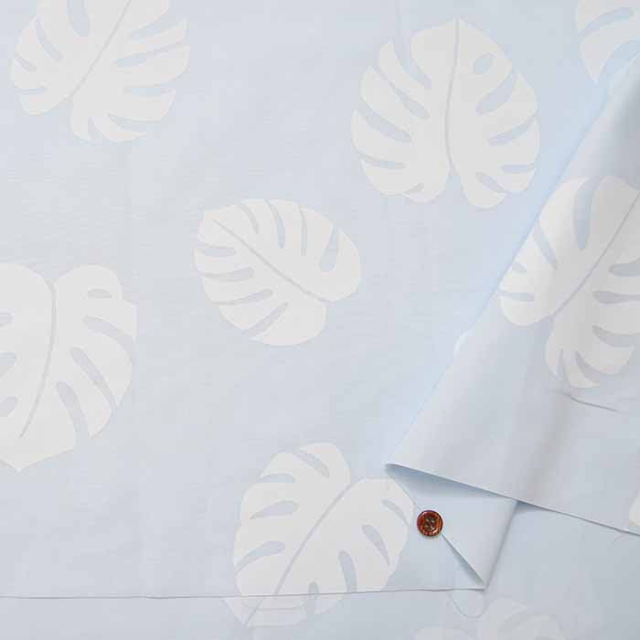 T/C printed fabric Hawaiian Monstera - nomura tailor