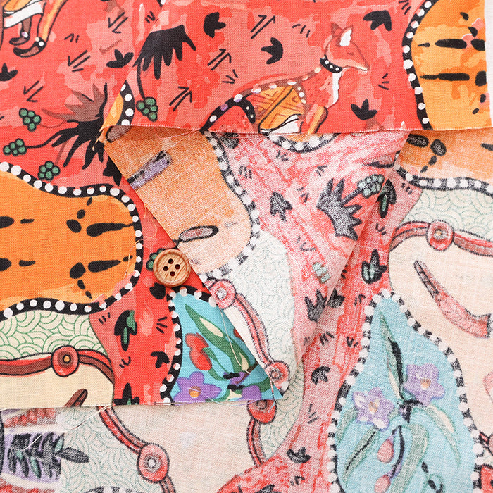 USA Cotton Muslin printed Fabric - nomura tailor