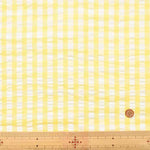 Cotton yarn-dyed soccer fabric Gingham check (Large) - nomura tailor