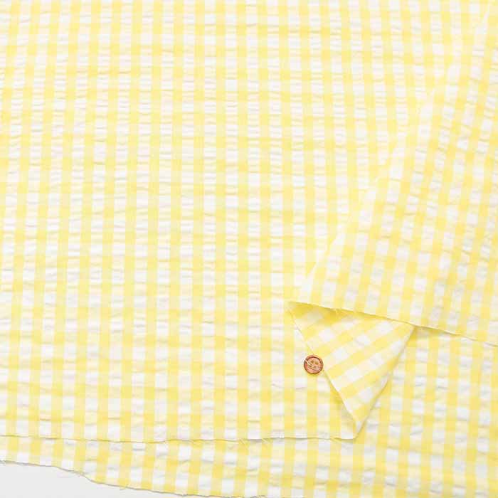 Cotton yarn-dyed soccer fabric Gingham check (Large) - nomura tailor