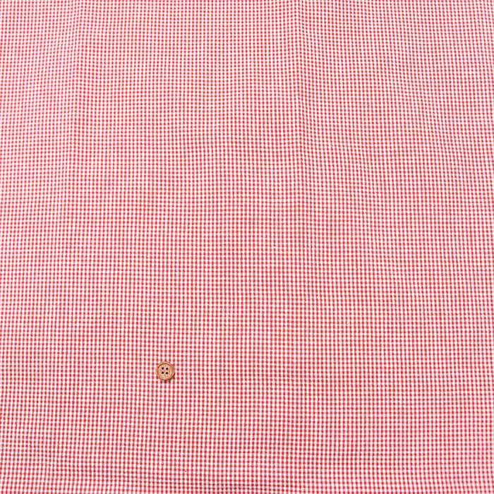 Cotton yarn-dyed soccer fabric, gingham check (Small) - nomura tailor