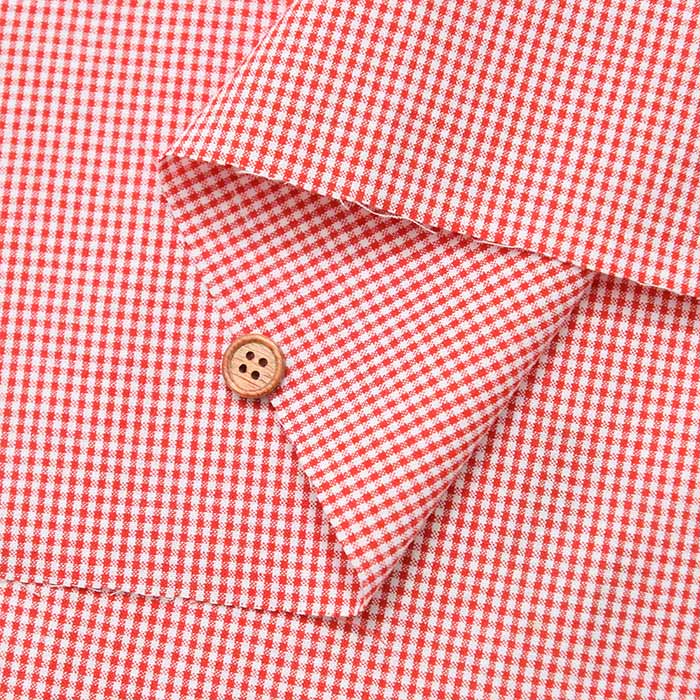 Cotton yarn-dyed soccer fabric, gingham check (Small) - nomura tailor