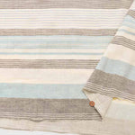 Cotton yarn-dyed double gauze fabric Striped - nomura tailor