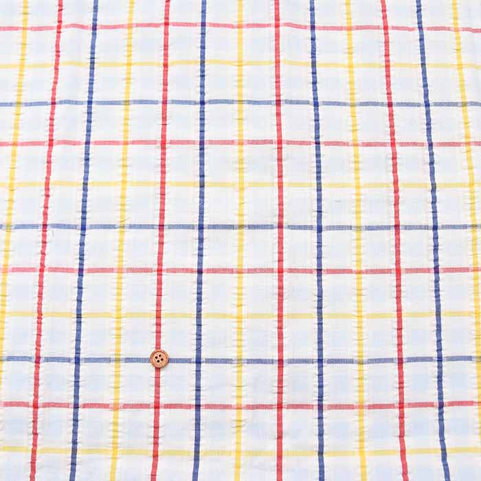 Cotton yarn-dyed soccer fabric Check - nomura tailor