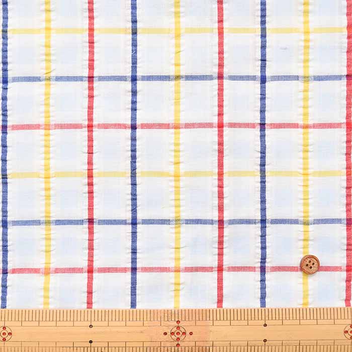 Cotton yarn-dyed soccer fabric Check - nomura tailor