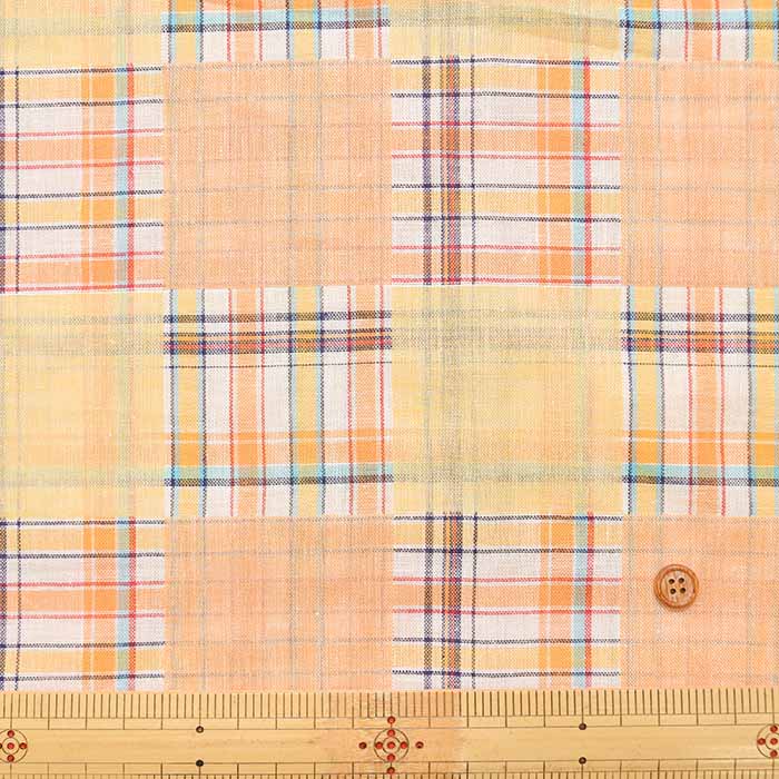 Cotton yarn-dyed double gauze fabric Check - nomura tailor