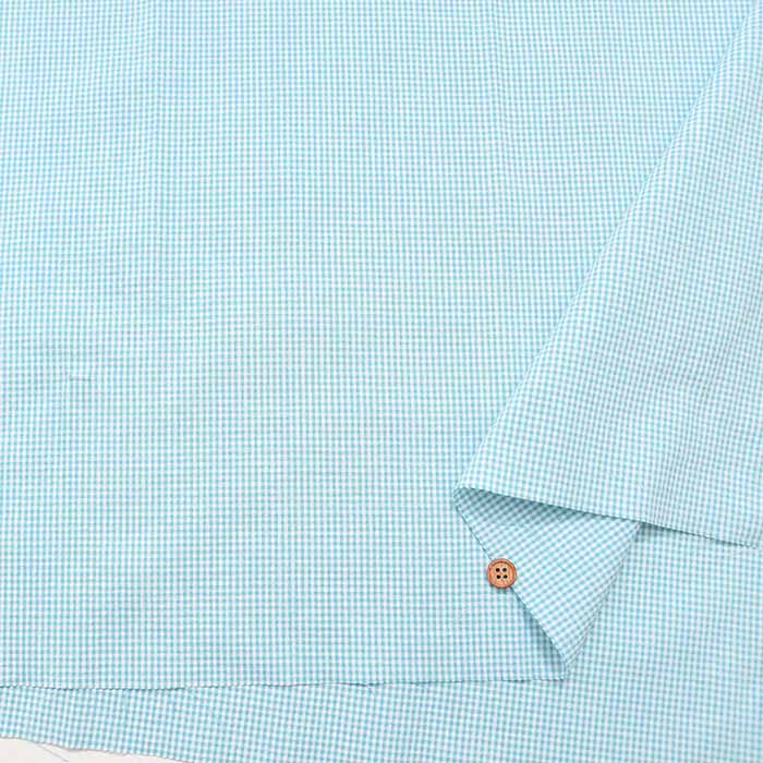 Cotton yarn-dyed soccer fabric Gingham Check - nomura tailor