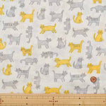 Cotton 60 Loan Printed Fabric Cat - nomura tailor