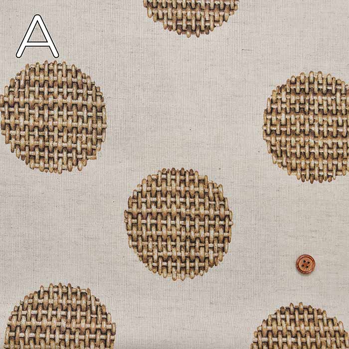 C/L Sheeting printed fabric Caged dots - nomura tailor