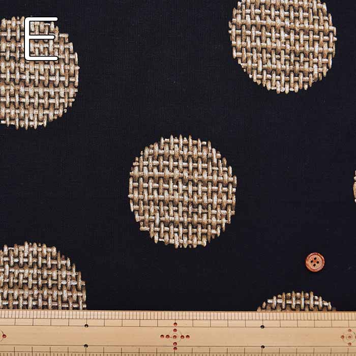 C/L Sheeting printed fabric Caged dots - nomura tailor