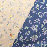 60"Cotton Lawn Printed Fabric - Flowers - nomura tailor