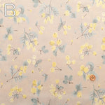 60"Cotton Lawn Printed Fabric - Flowers - nomura tailor