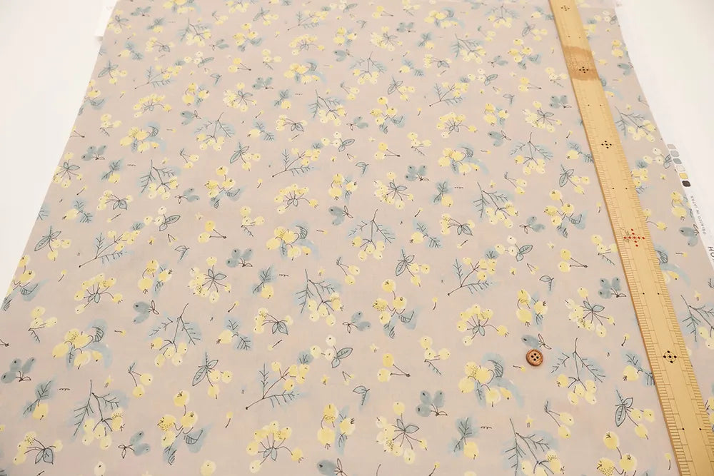 60"Cotton Lawn Printed Fabric - Flowers - nomura tailor