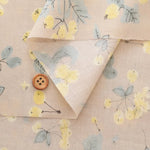 60"Cotton Lawn Printed Fabric - Flowers - nomura tailor