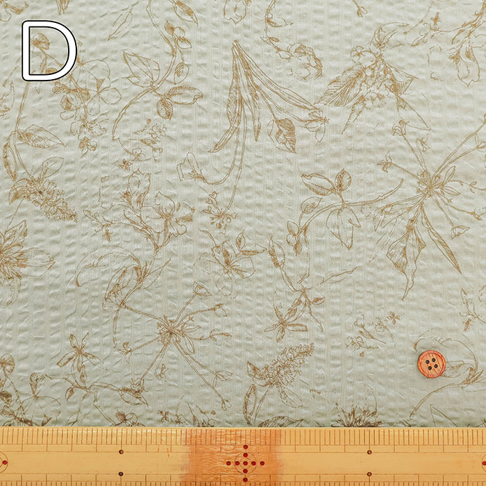 Cotton 80 Lawn Fabric Miracle Wave Print - Botanical - nomura tailor