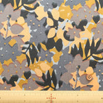 60"Cotton Lawn Printed Fabric - Silhouette Flower - nomura tailor