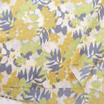60"Cotton Lawn Printed Fabric - Silhouette Flower - nomura tailor