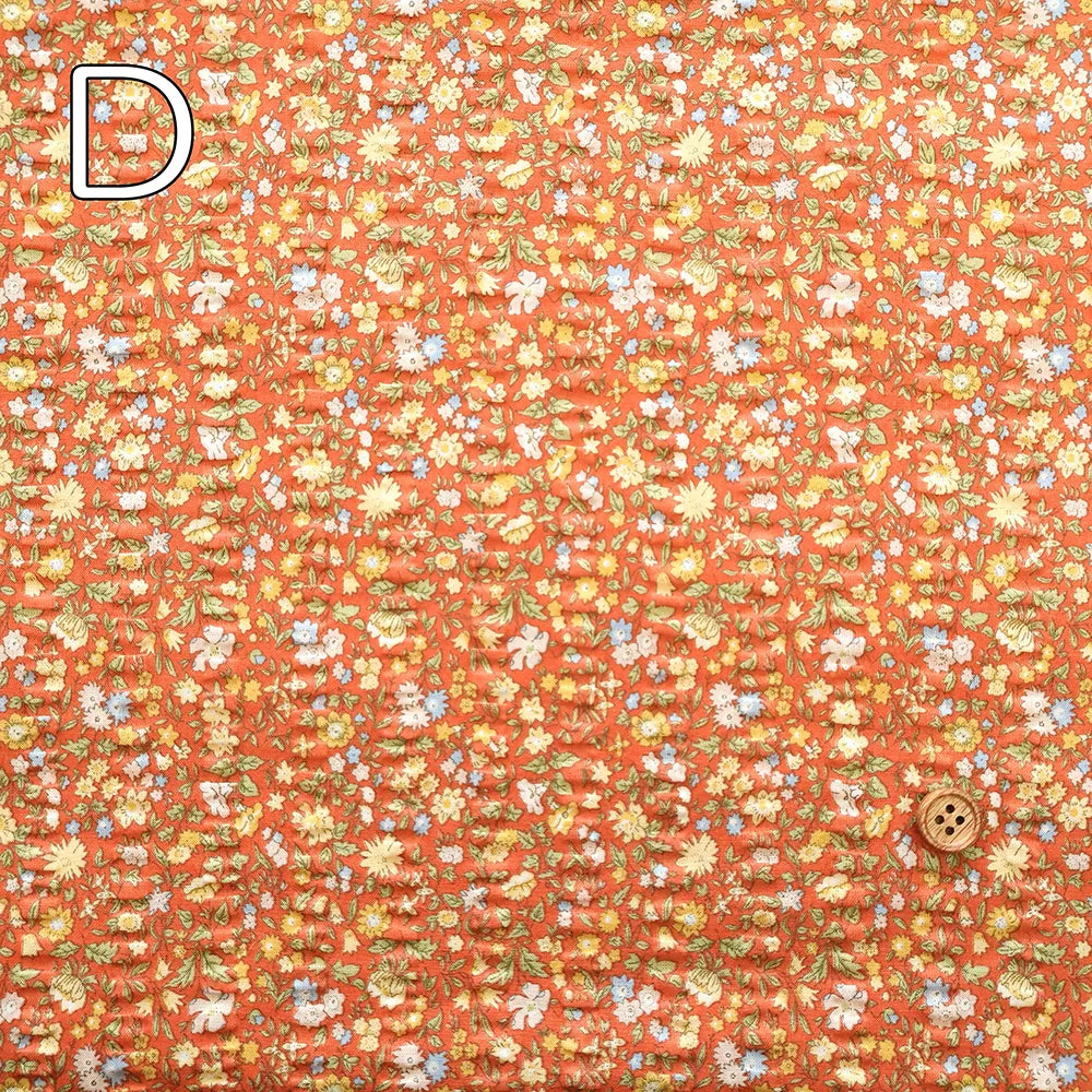 Cotton 60 Lawn  Ripple-printed Fabric - - Petit Flower - nomura tailor