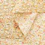 Cotton 60 Lawn  Ripple-printed Fabric - - Petit Flower - nomura tailor