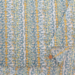 Cotton 60 Lawn  Ripple-printed Fabric - - Floral Stripe - nomura tailor