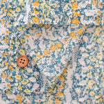 Cotton 60 Lawn  Ripple-printed Fabric - - Floral Stripe - nomura tailor