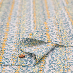 Cotton 60 Lawn  Ripple-printed Fabric - - Floral Stripe - nomura tailor