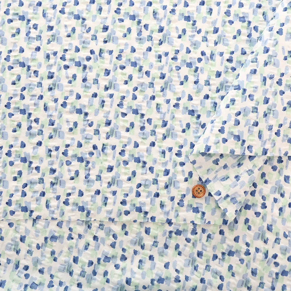 Cotton 60 Lawn  Ripple-printed Fabric - - Watercolor Dots - nomura tailor