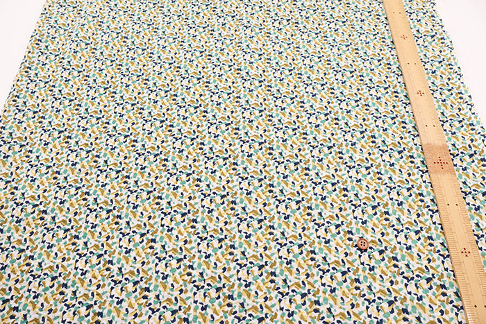 Cotton 80 Lawn Fabric Miracle Wave Print - Mosaic - nomura tailor