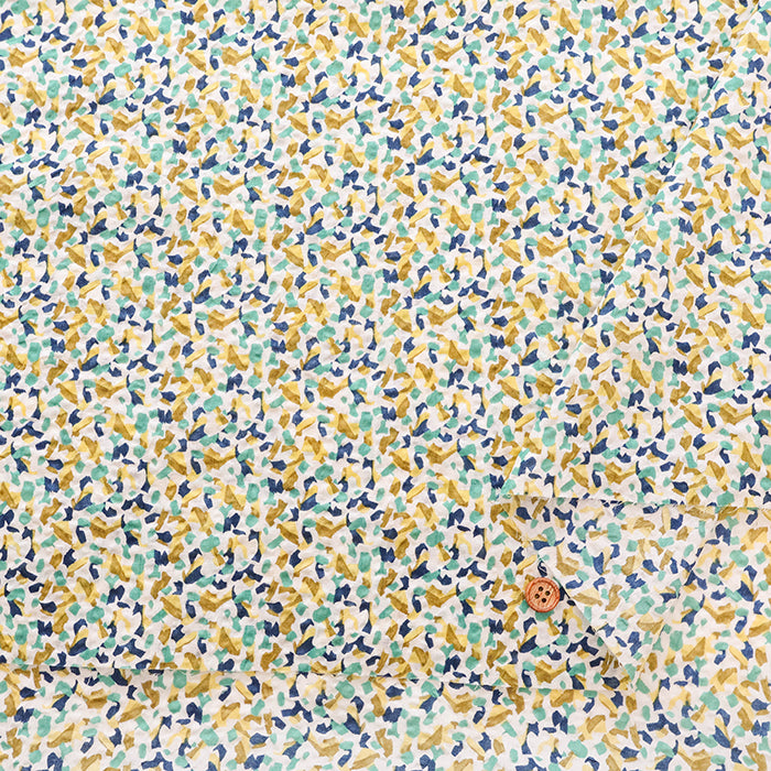 Cotton 80 Lawn Fabric Miracle Wave Print - Mosaic - nomura tailor