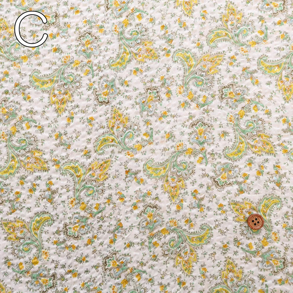 Cotton 80 Lawn Miracle Wave Printed Fabric - Paisley - nomura tailor