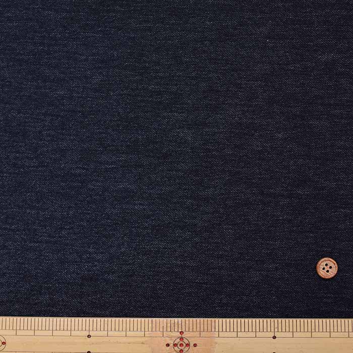 Water-repellent processed denim knit fabric Plain - nomura tailor