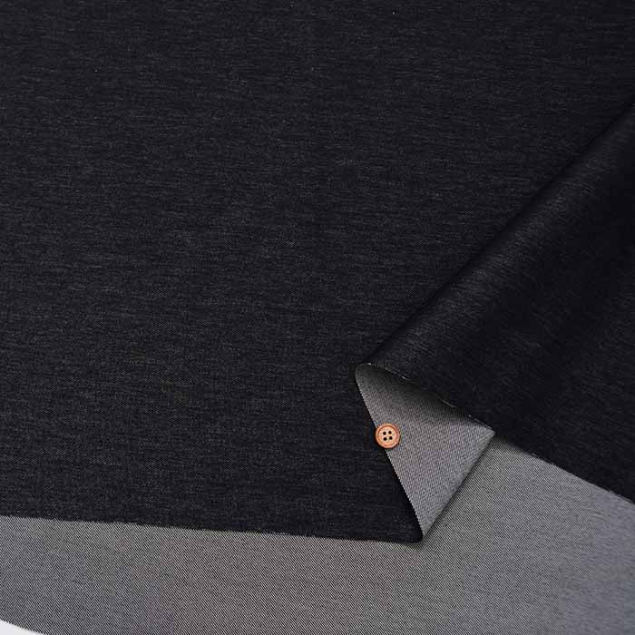 Water-repellent processed denim knit fabric Plain - nomura tailor