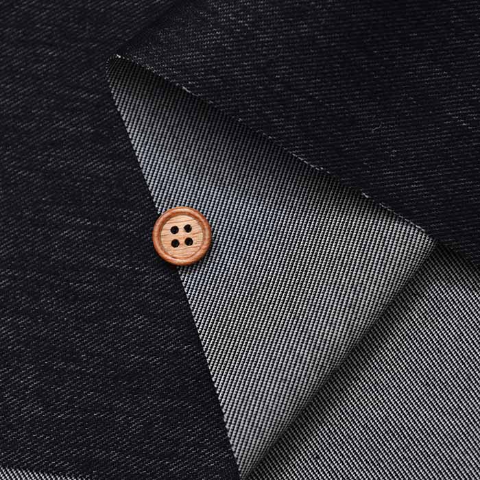 Water-repellent processed denim knit fabric Plain - nomura tailor