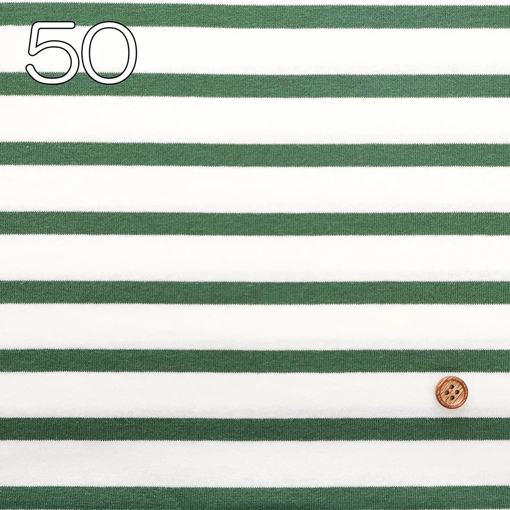 Cotton Double-width Jersey Printed Fabric - Border - nomura tailor