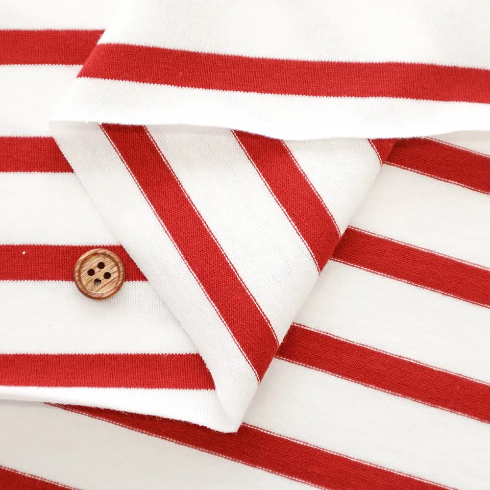 Cotton Double-width Jersey Printed Fabric - Border - nomura tailor
