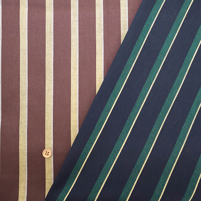 Cotton Regimental Stripe Fabric