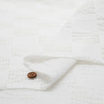 Hamamatsu-Made Cotton Triple Gauze Salt Shrink Fabric - Check - nomura tailor