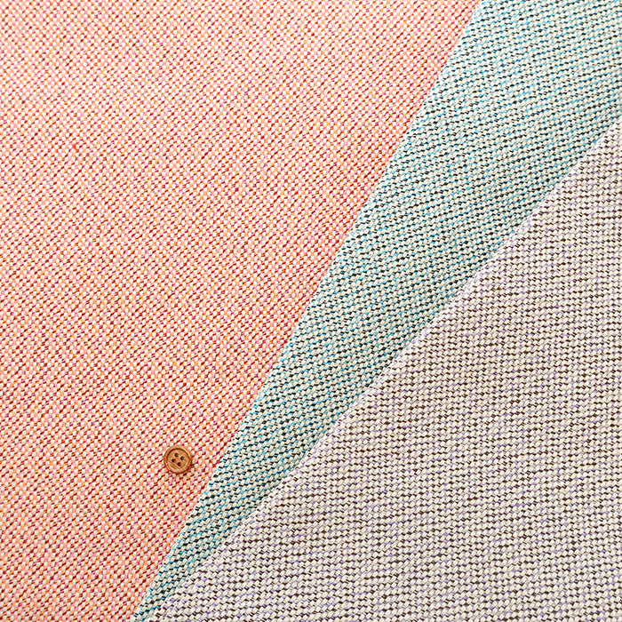 Senshu-Made Cotton Acrylic Tweed Fabric - Plain - nomura tailor