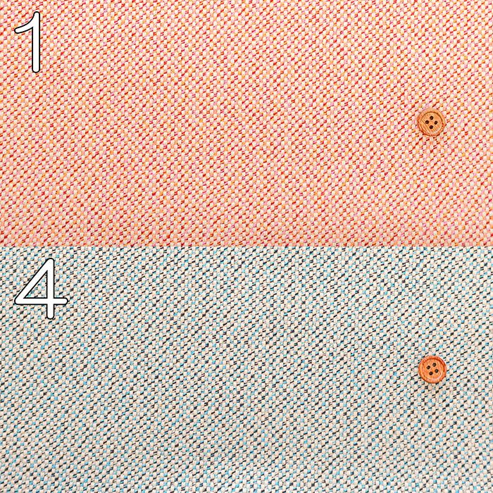 Senshu-Made Cotton Acrylic Tweed Fabric - Plain - nomura tailor