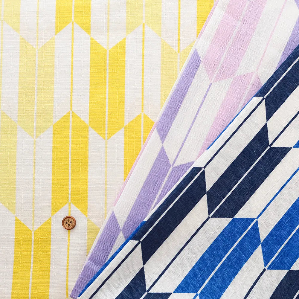 Cotton Southern Cross Printed Fabric 矢絣 - nomura tailor